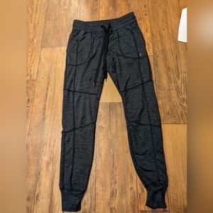 Danskin Now Black & Grey Activewear Leggings XS